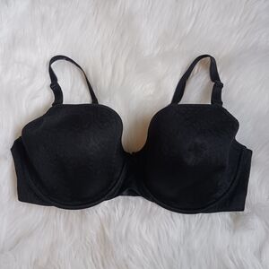 Torrid 40DD Full Coverage Bra Black Underwire Unpadded